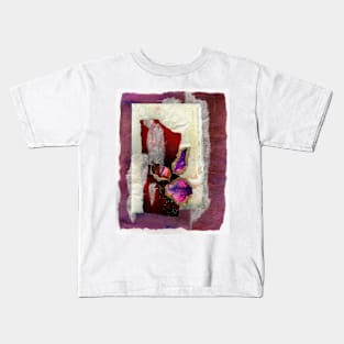 Jewel Tones Collage Kids T-Shirt